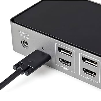 StarTech.com ドッキングステーション（トリプルモニタ対応） USB Type-C ドッキングステーション／トリプル4Kディスプレイ